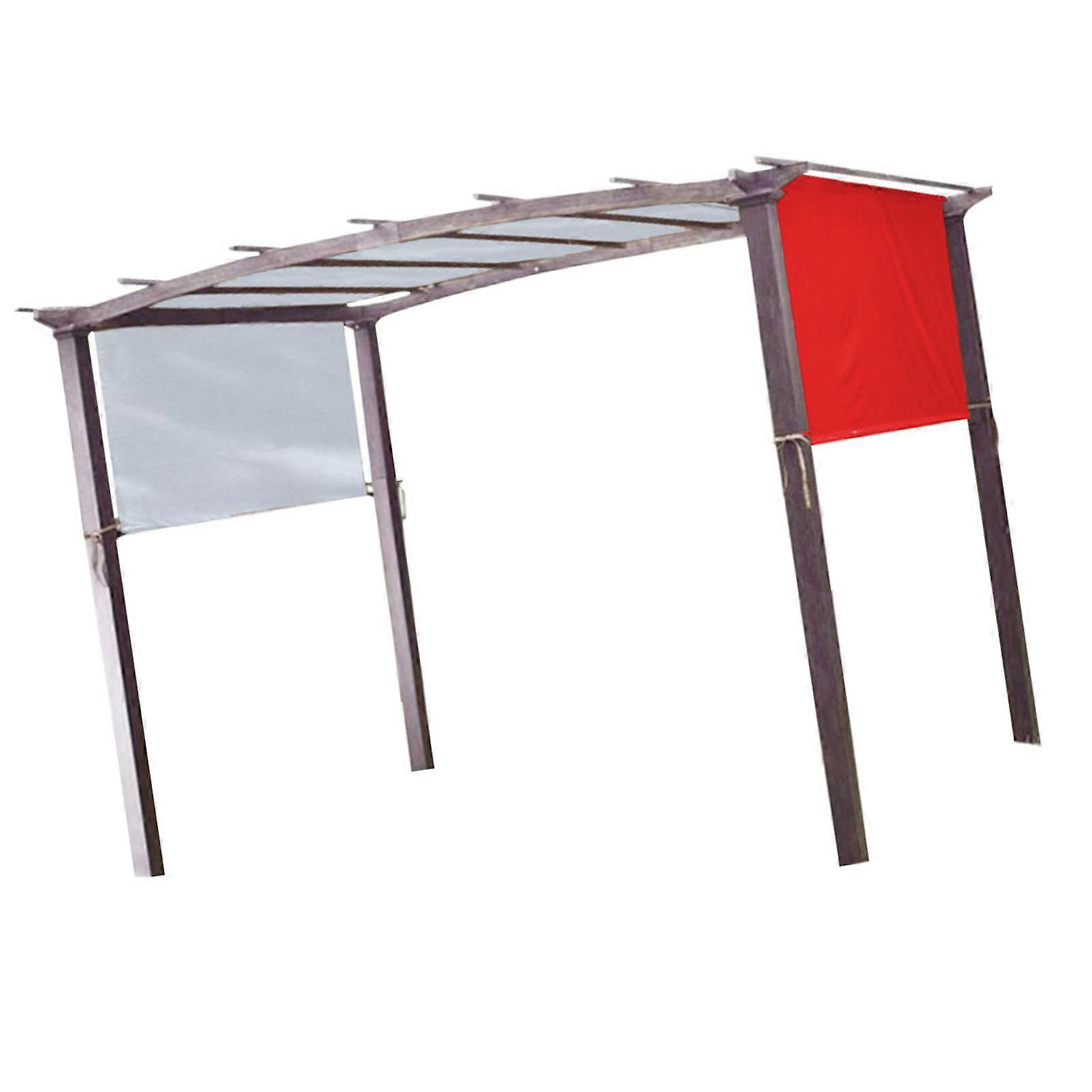 Universal Gazebo Replacement Canopy Waterproof 190T Polyester Fabric Fit Most Outdoor Patios Shelter Top For All Weather Protective  Red