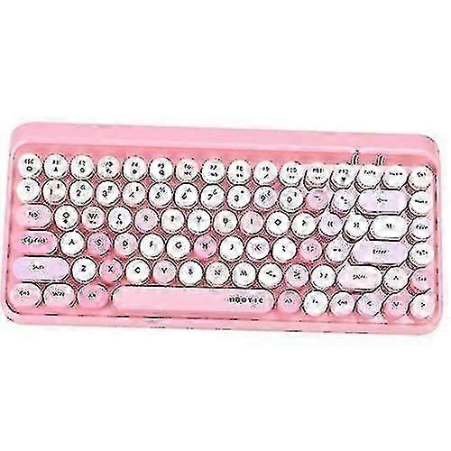 Bluetooth Colorful Computer Keyboards Wireless Mini Flexible 84keys