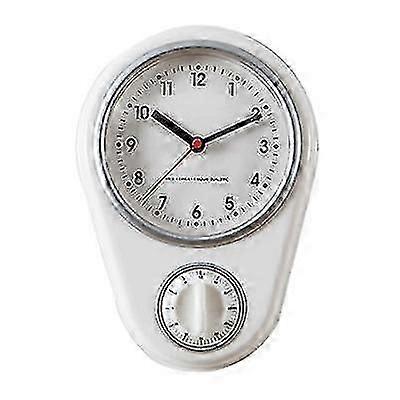 Wall clocks and timers - clock with timer function white