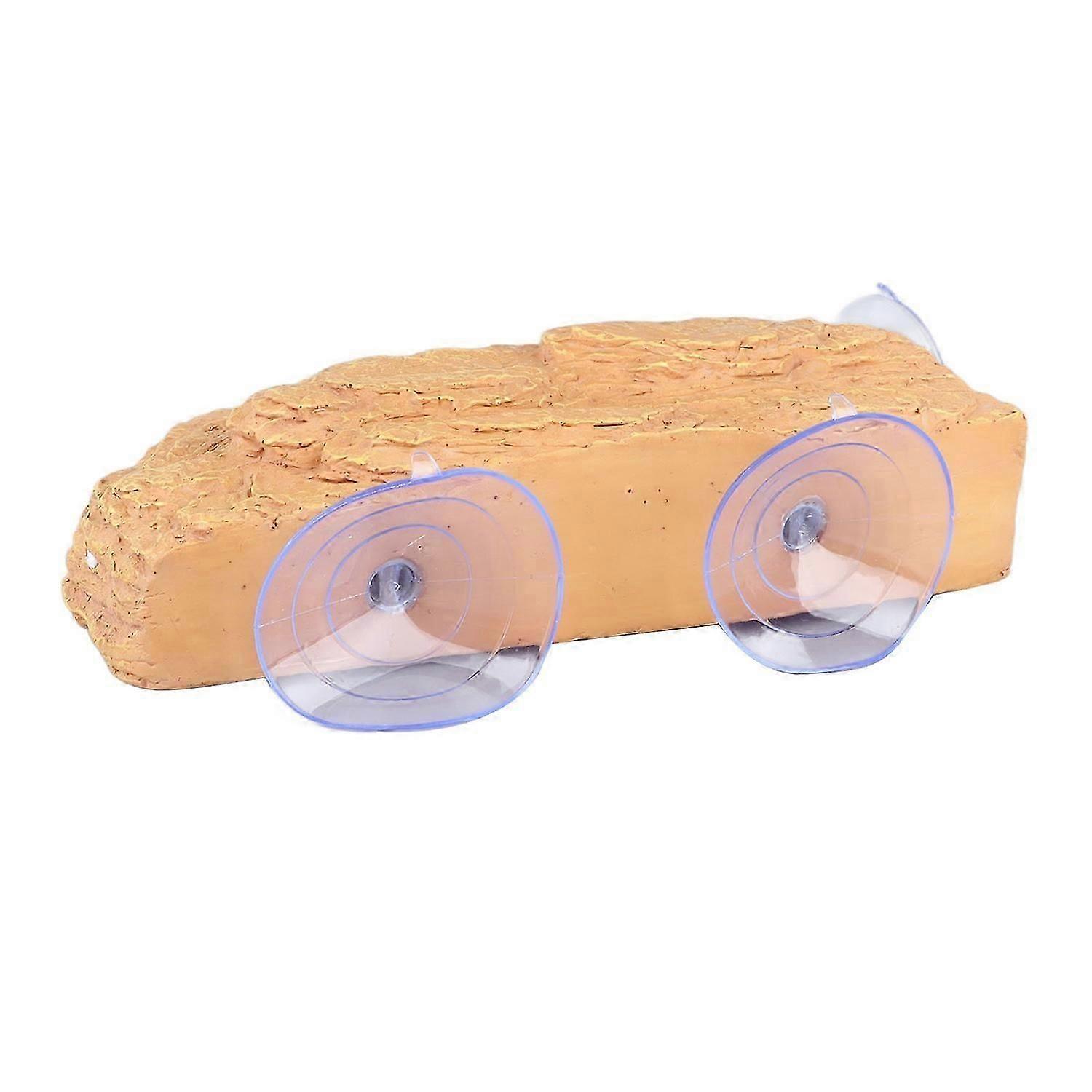 Turtle Platform Landscaping Yellow Wax Stone Shape Simulation Turtle Basking Platform for Turtle Rep