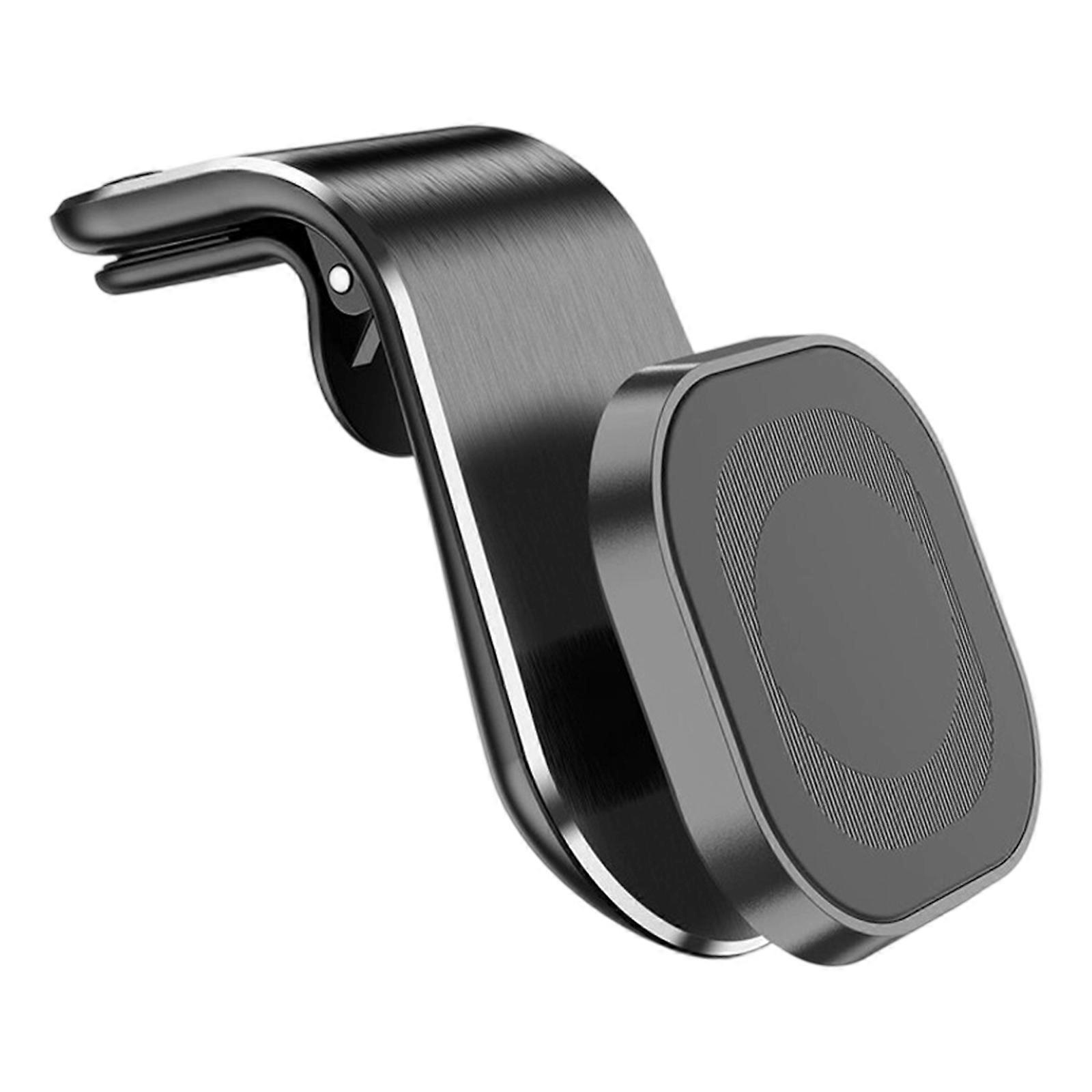 360 Degree Rotating Solid ABS Magnetic Phone Mount for Car Easy Operation All 4-7 Inch Mobile Devices Single Hand Use Multicolor