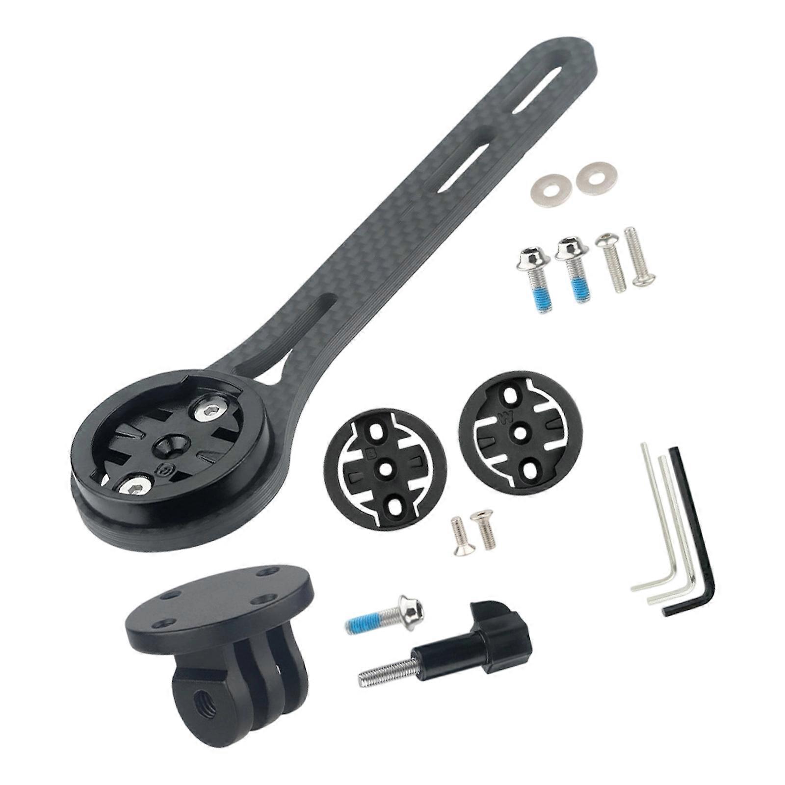 Multipurpose Bicycles Handlebars Mount with Light Cameras Tool Angles Adjustment Stable Bicycles Mounting Brackets Multicolor