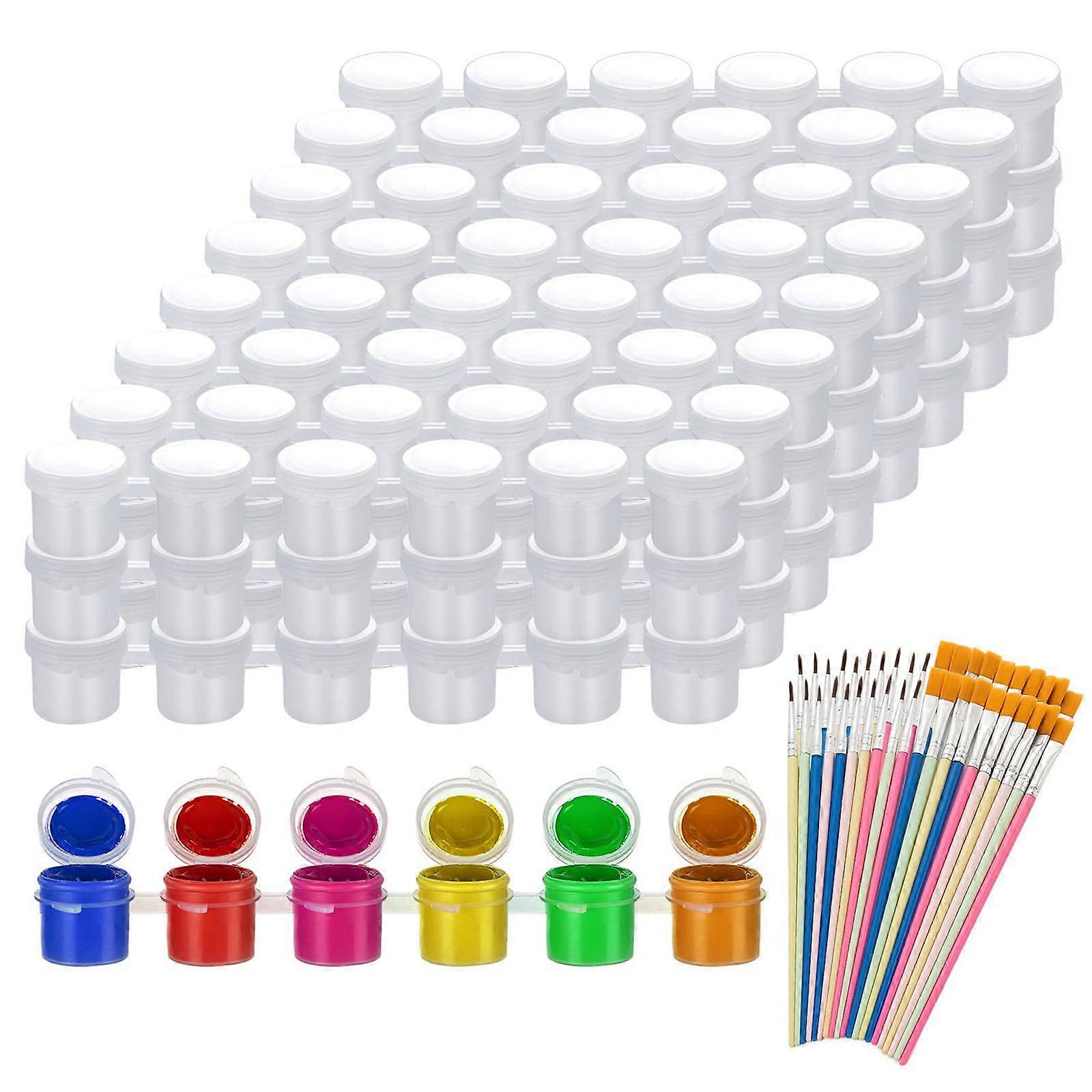 Multiple Color Miniature Paint Bottles Bulk Pack Art Substance Set Suitable for Wash Acrylic and Canvas Painting Multicolor