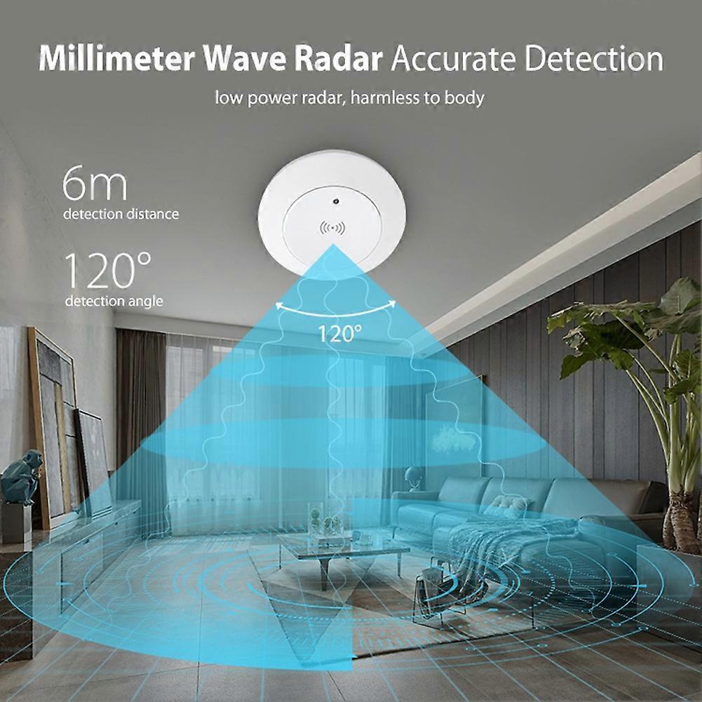 Human Presence Sensor Light Switch Bluetooth Millimeter Wave Presence Sensor Smart Motion Sensor Light Switch C