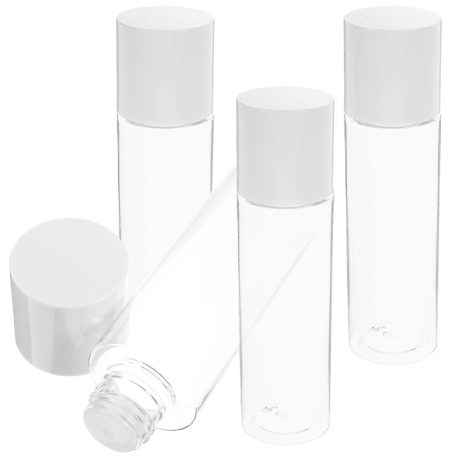 Refillable Travel Bottles Lotion Bottles for Storage Use 4Pcs Transparent Pet