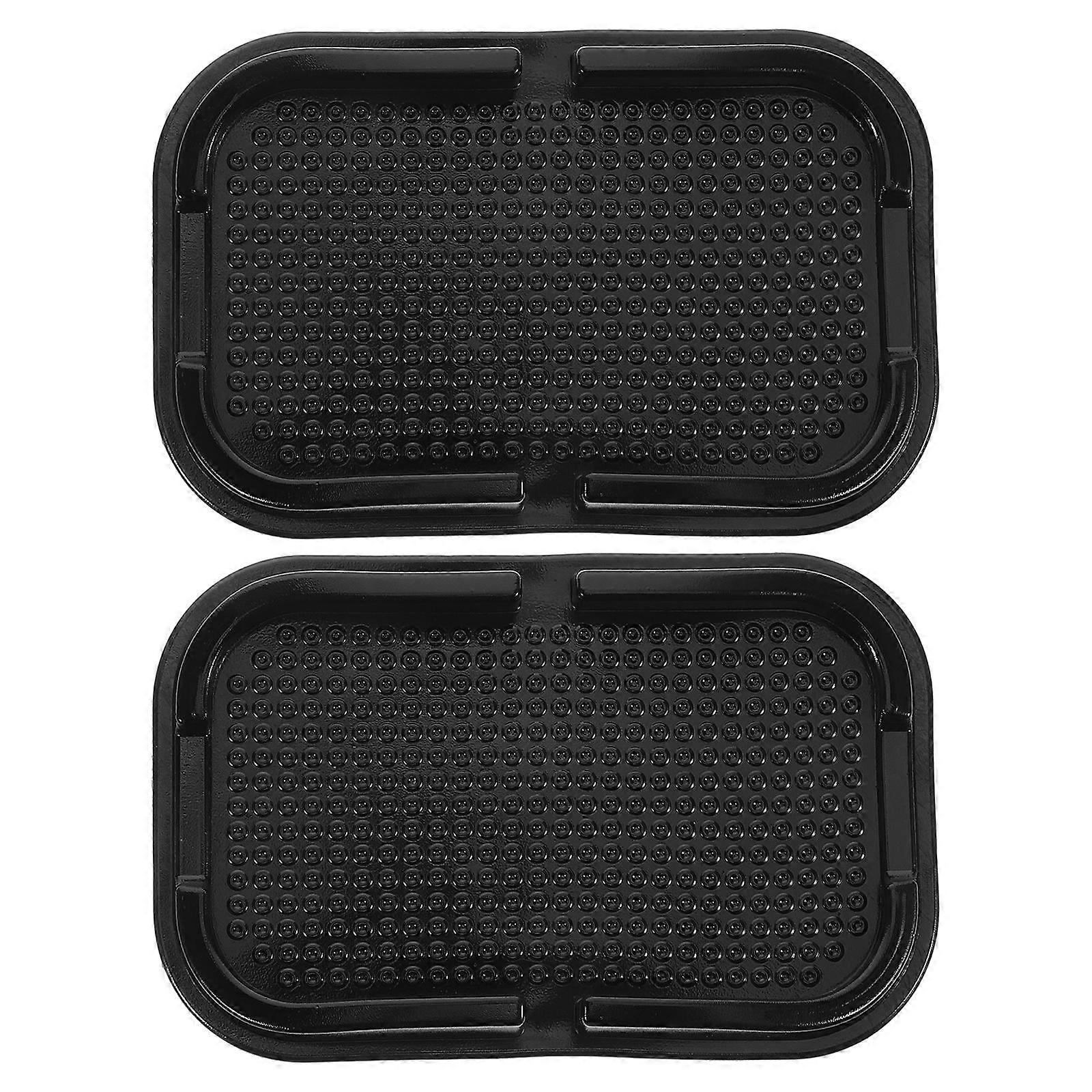Car Navigation Stand ABS Non Slip Dashboard Mat for Car Function 2Pcs