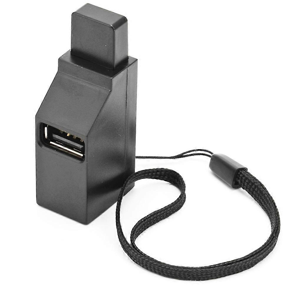 Portable Multi-Interface Hub Splitter USB3.0 High-Speed Hub Black