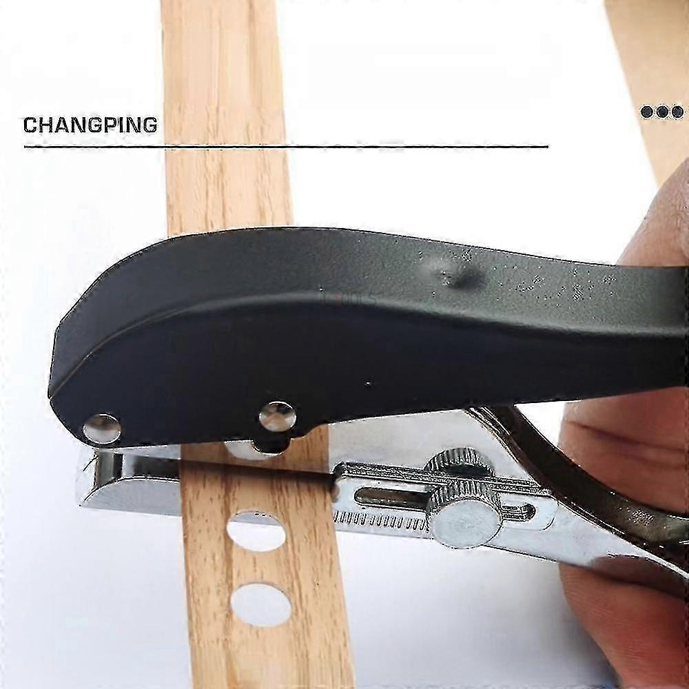 Edge Banding Punching Pliers - 3mm to 10mm Hole Sizes, Woodworking Tool with Scale for Precision
