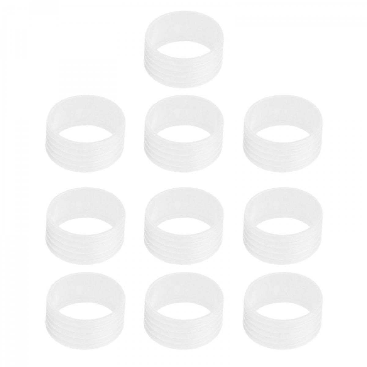 10Pcs Tennis Racket Grip Rings Racket Fixed Rings Grip Tape for Tennis Racket Handle Tennis Racket Grip Band Set Yellow