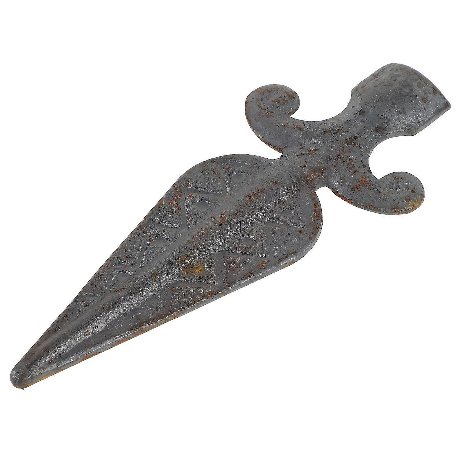 Fence Topper Gate Finial Pointed Iron Decorations For Residential Areas And Public Spaces 1Set