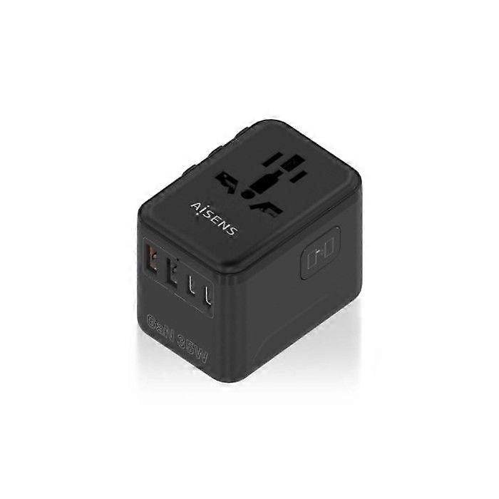 Adaptateur secteur universel AISENS chargeur USB de voyage 35 W noir