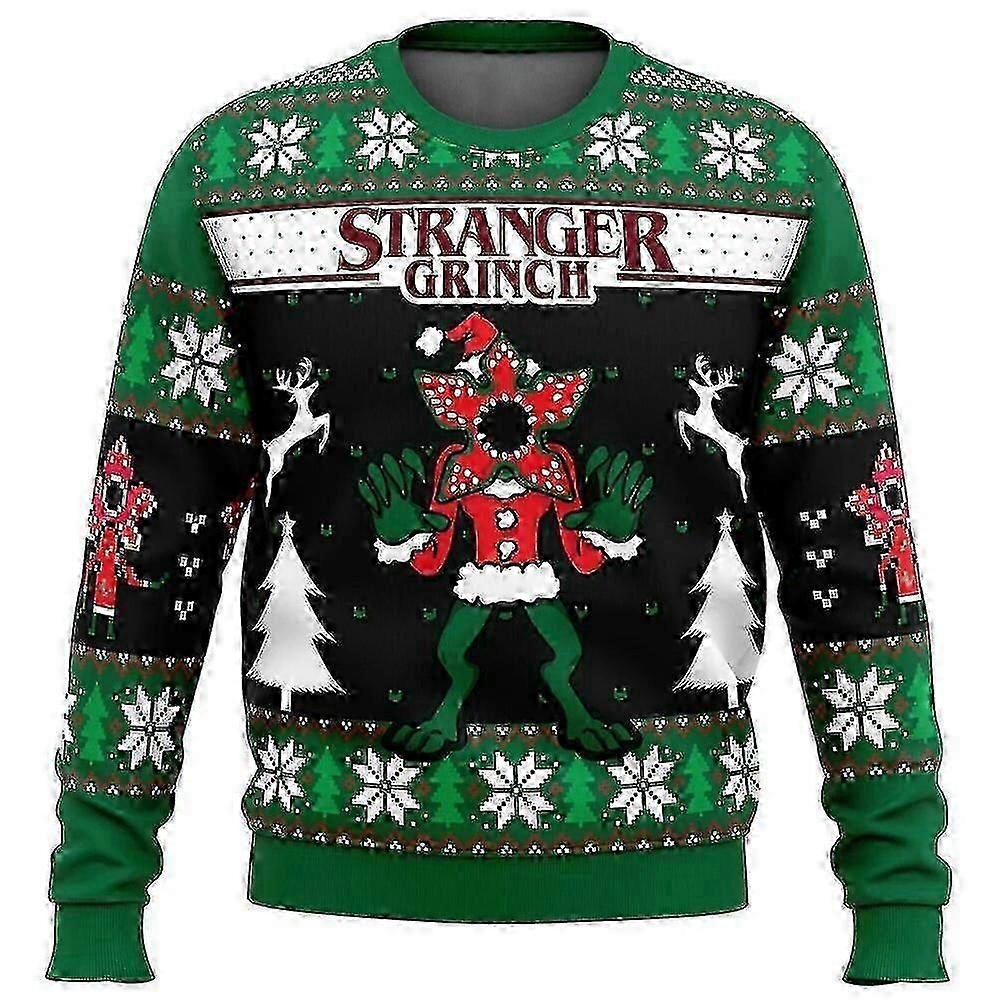 Stranger Things Ugly Crăciun Pulover de Crăciun Cadou Moș Crăciun Pullover Men 3D Sweatshirt And Top Toamna Și Iarna C
