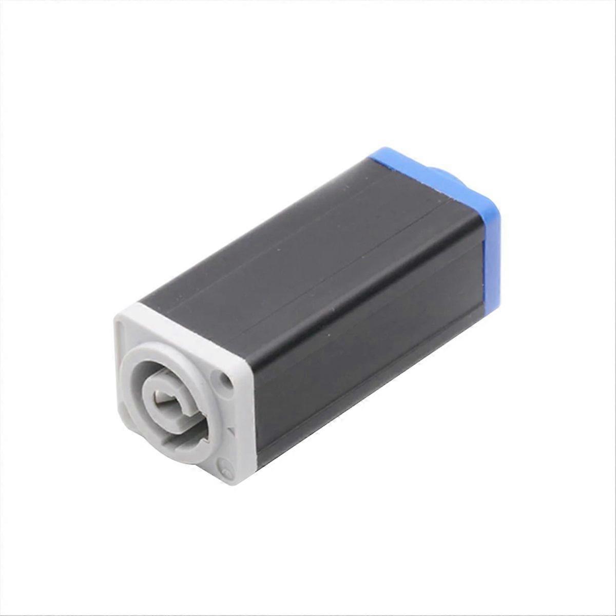 LED PowerCon AC Coupler Adapter Extender Connector Blue to White