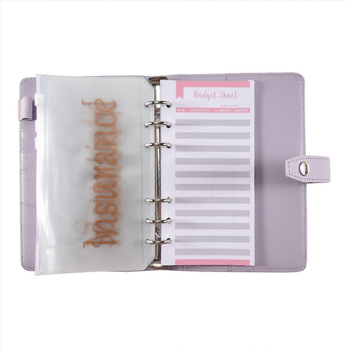 Budget Binder with Zipper Envelopes,Cash Envelopes for Budgeting B