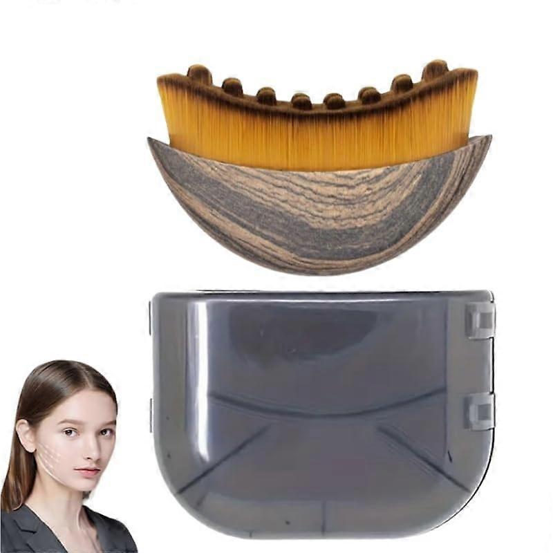 Face Lymphatic Drainage Massage Tool with Ergonomic Contour Design for Jawline Shaping and Lifting