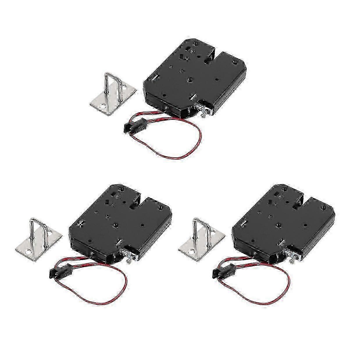 3Pcs 12V Electromagnetic Lock 150KG Edition 1205