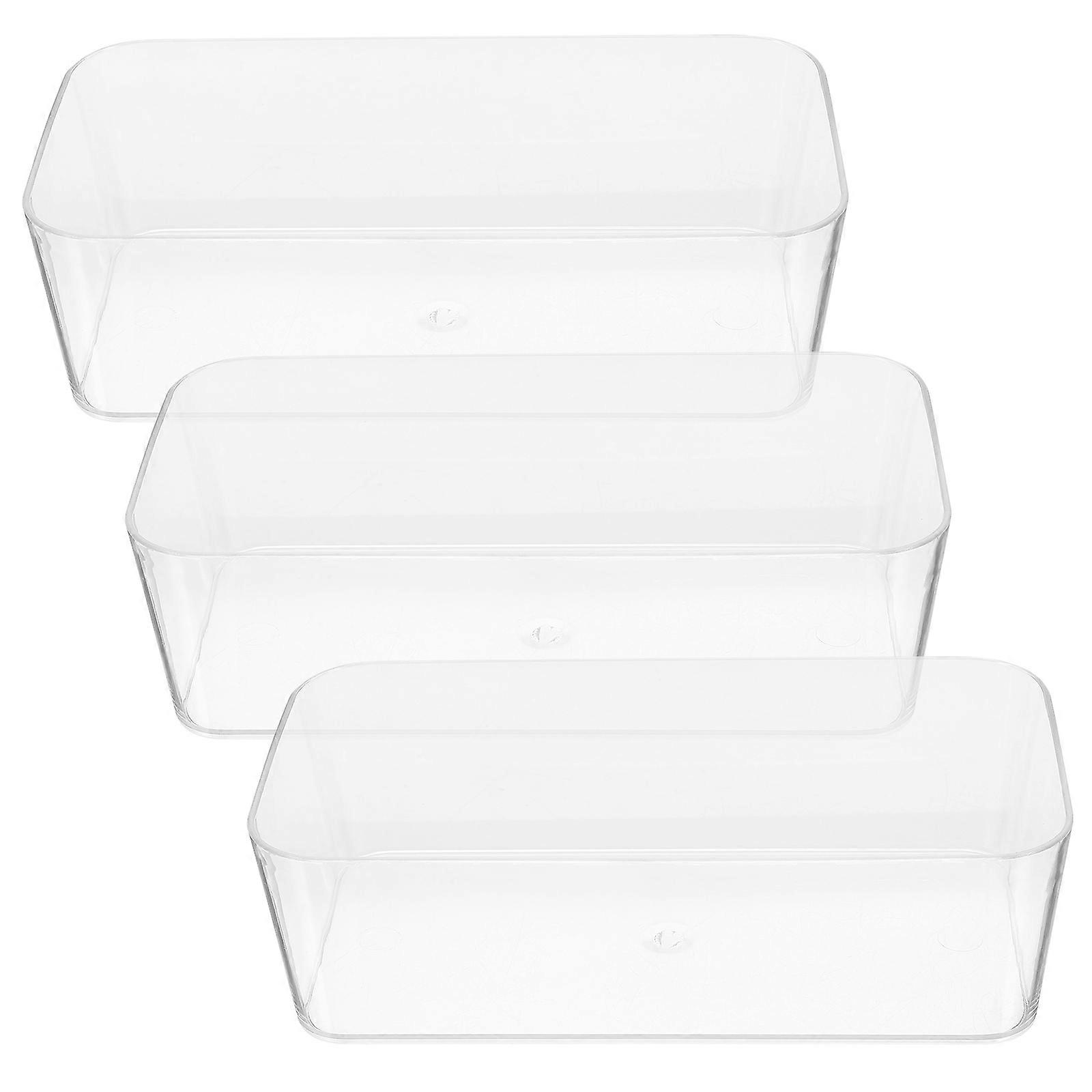 Ακρυλικό σετ συρταριών αποθήκευσης για χρήση στην κουζίνα 3 τεμάχια
