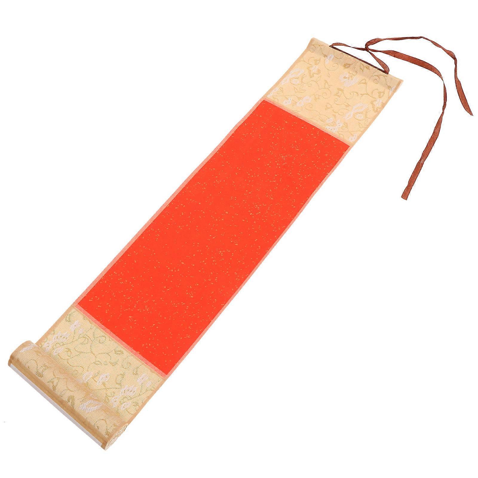 4Pcs Retro Chinese Painting Scrolls Writing And Decoration 42X10X2.5CM Suitable For Students