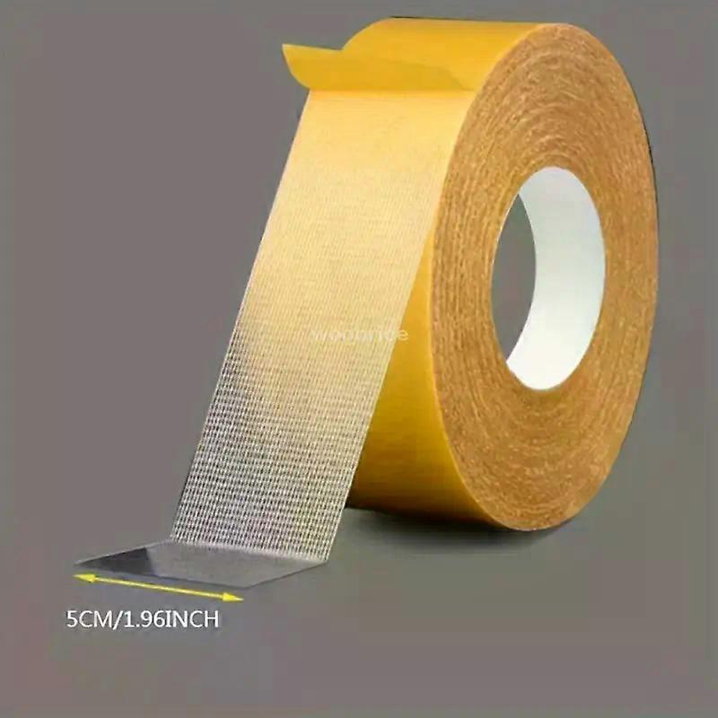 5/20m Double Sided Powerful Adhesive Fixation Double Sided Tape Heavy Duty Translucent Mesh Waterproof Traceless Powerful Tape