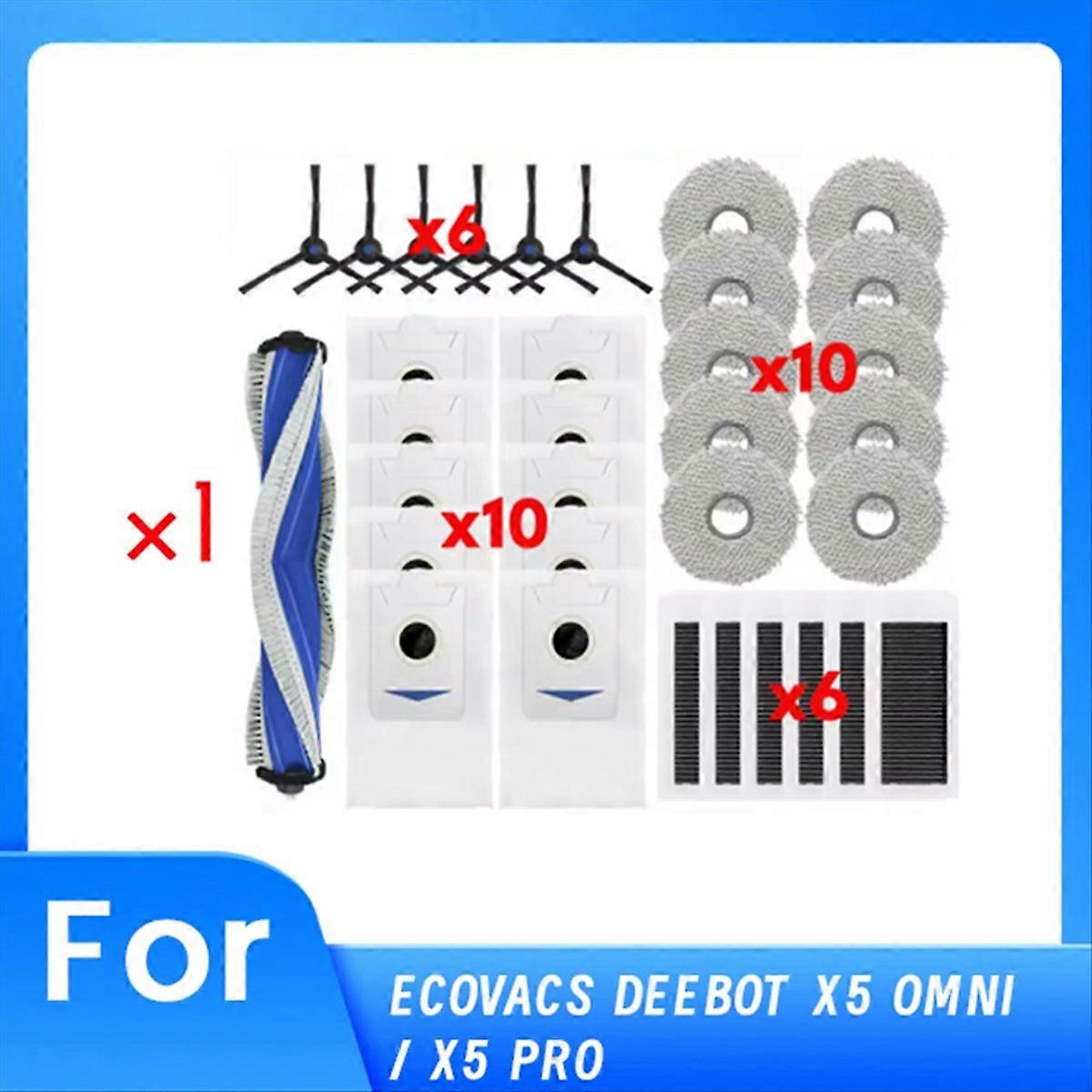 33 Pcs for Deeboot X5 Omni Sweeper Accessories