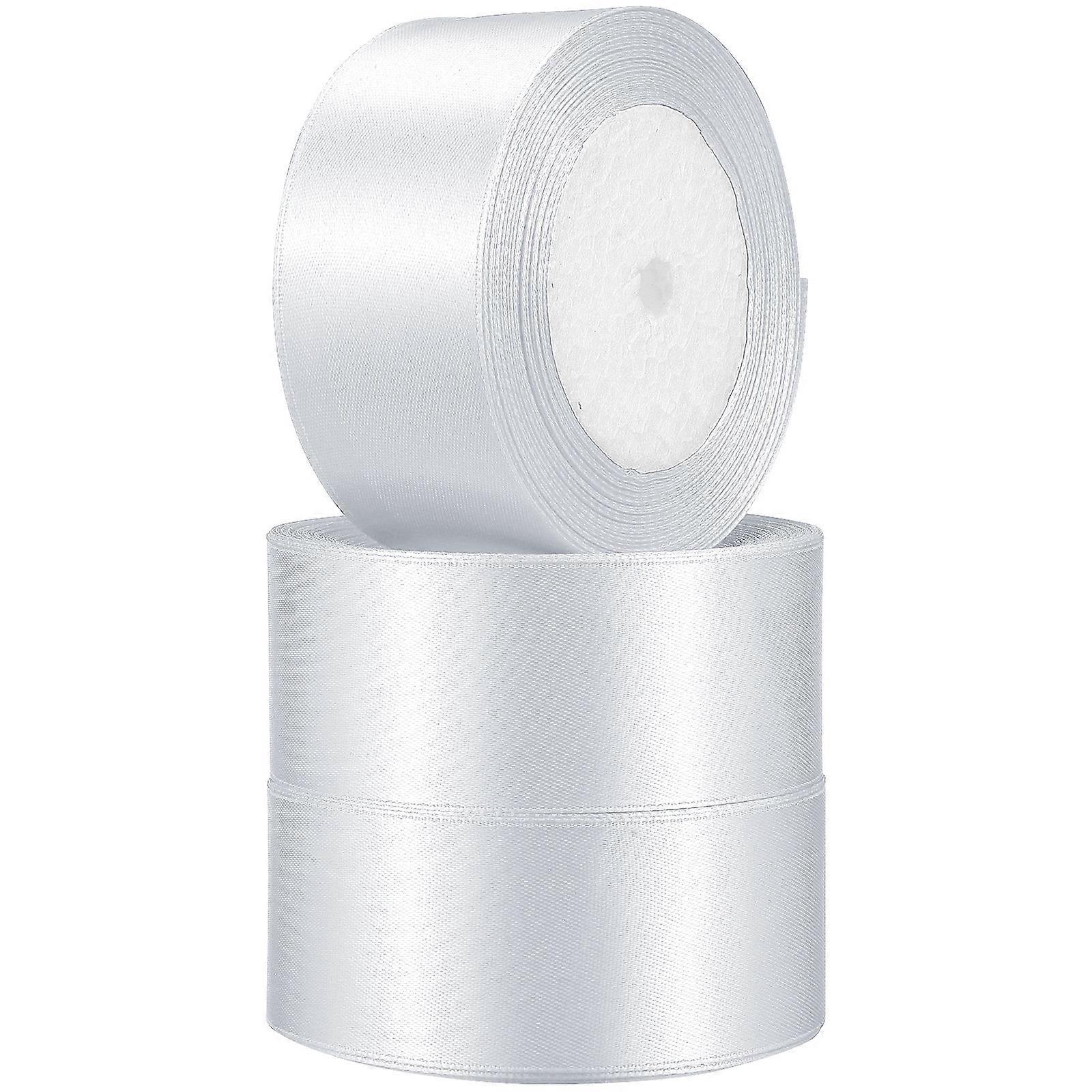 Transparent Decorative Ribbon for Gift Wrapping and Craft Projects with Comfortable Material 3 Rolls