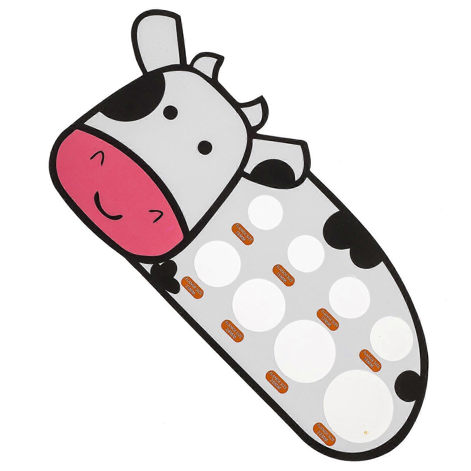 Measurement Tool For Flanges Measuring Card Breast Flange Lightweight Assorted Color Accurate Measurement 1Set