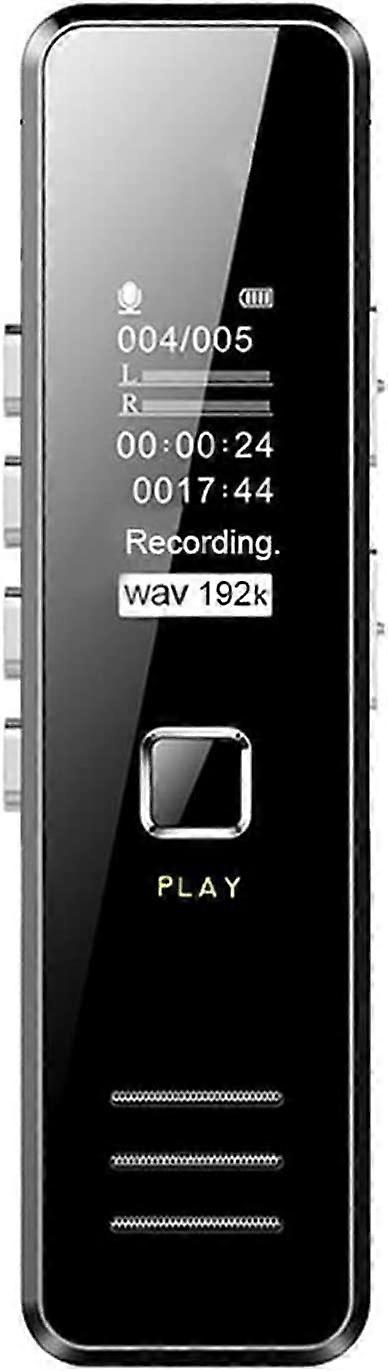 16GB Digital Voice Activated Recorder for Lectures with 20 Hours Recording, Playback, MP3 Player, and Variable Speed