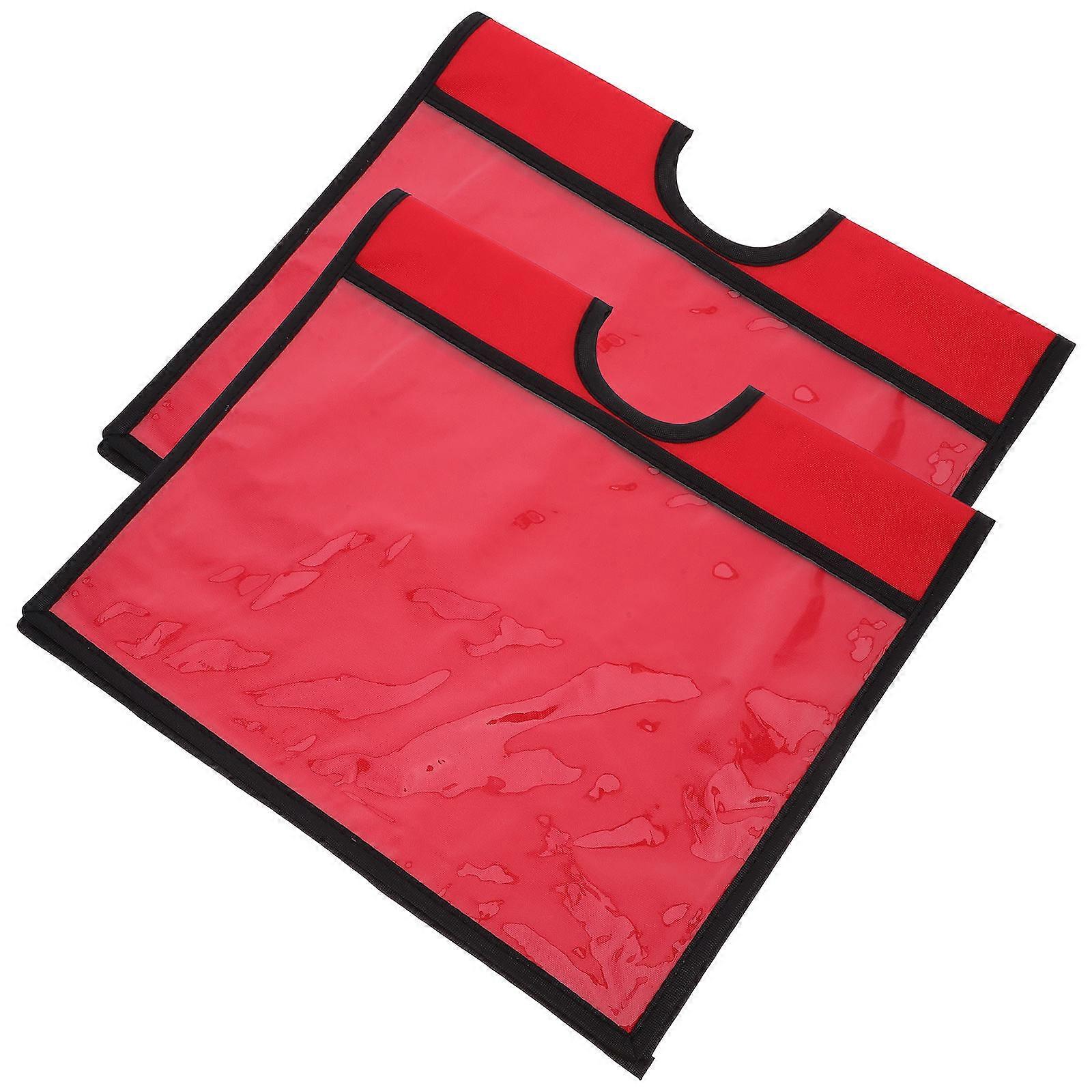 Traffic Cone Sleeves for 4Pcs Safety Message Sign Red Covers