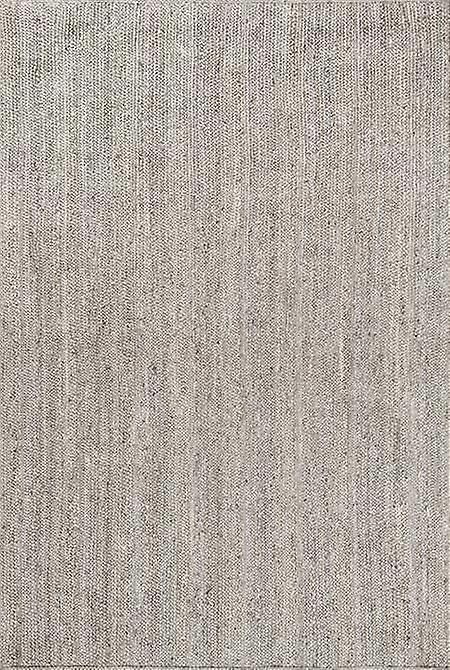 Gray Jute Braided Area Rug