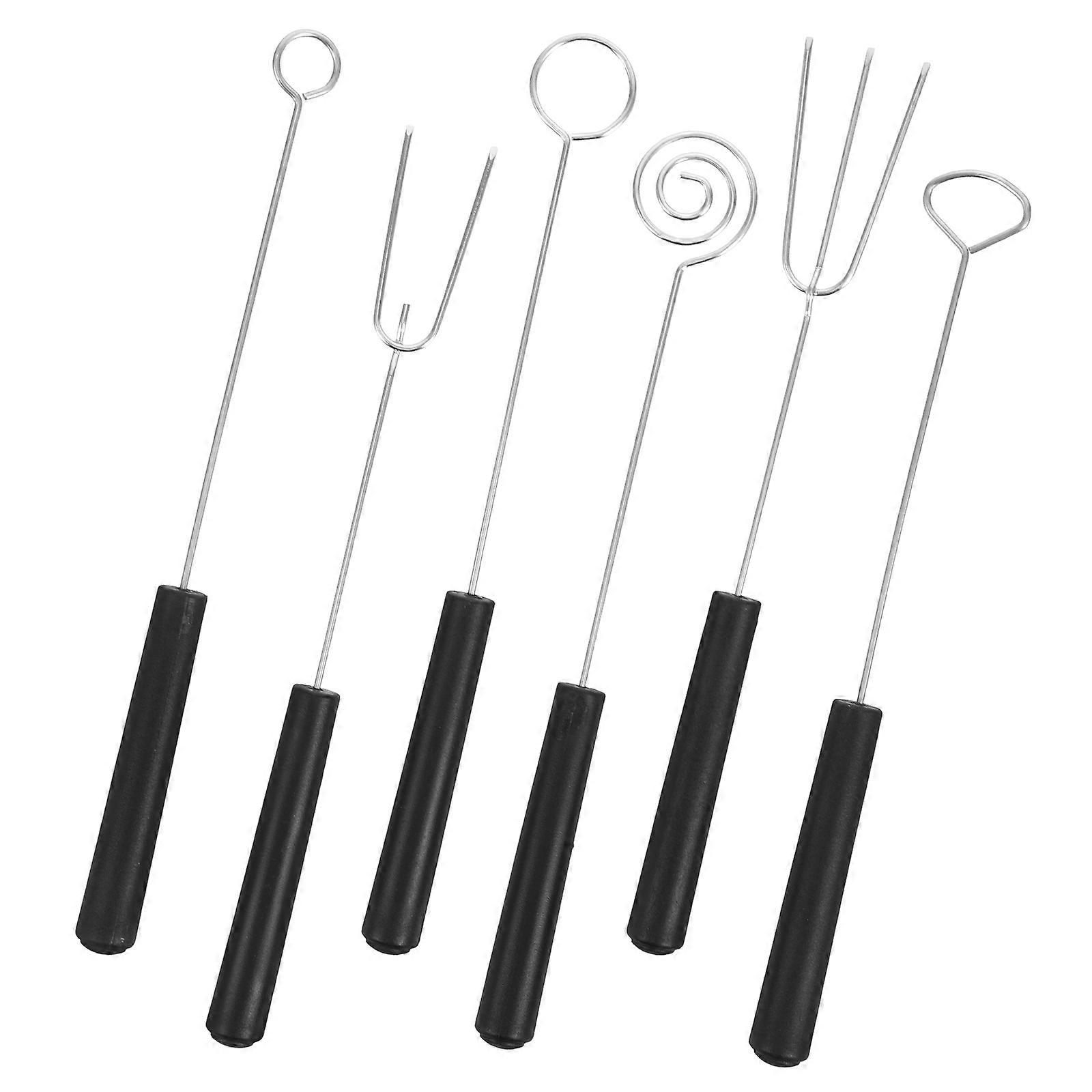 Stainless Steel Chocolate Dipping Forks for Kitchen Use 6Pcs Multifunctional Tools