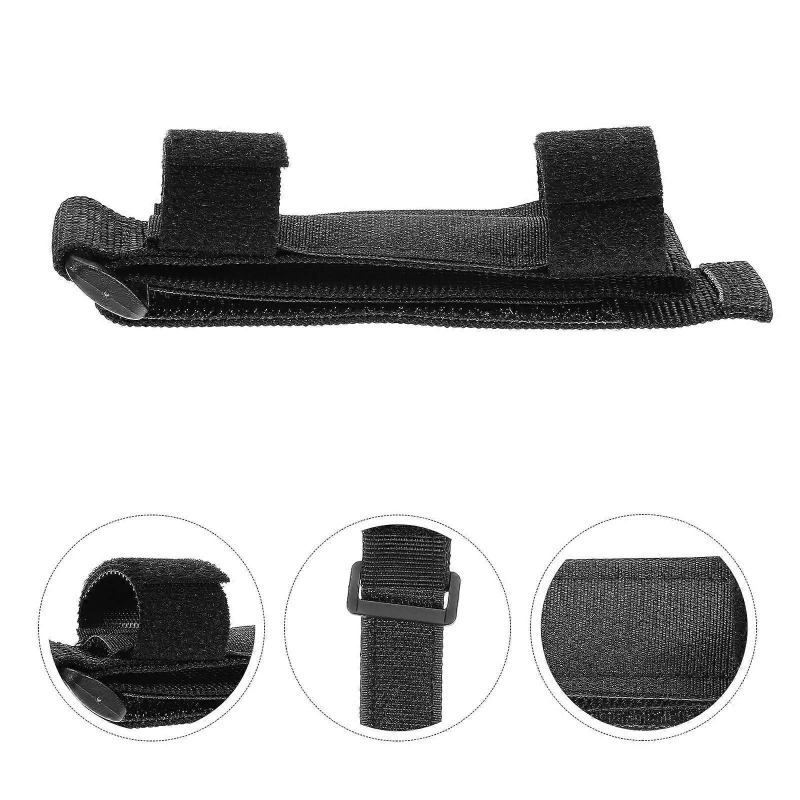 Black Nylon Adaptive Utensil Strap Disabled People Aid Strap