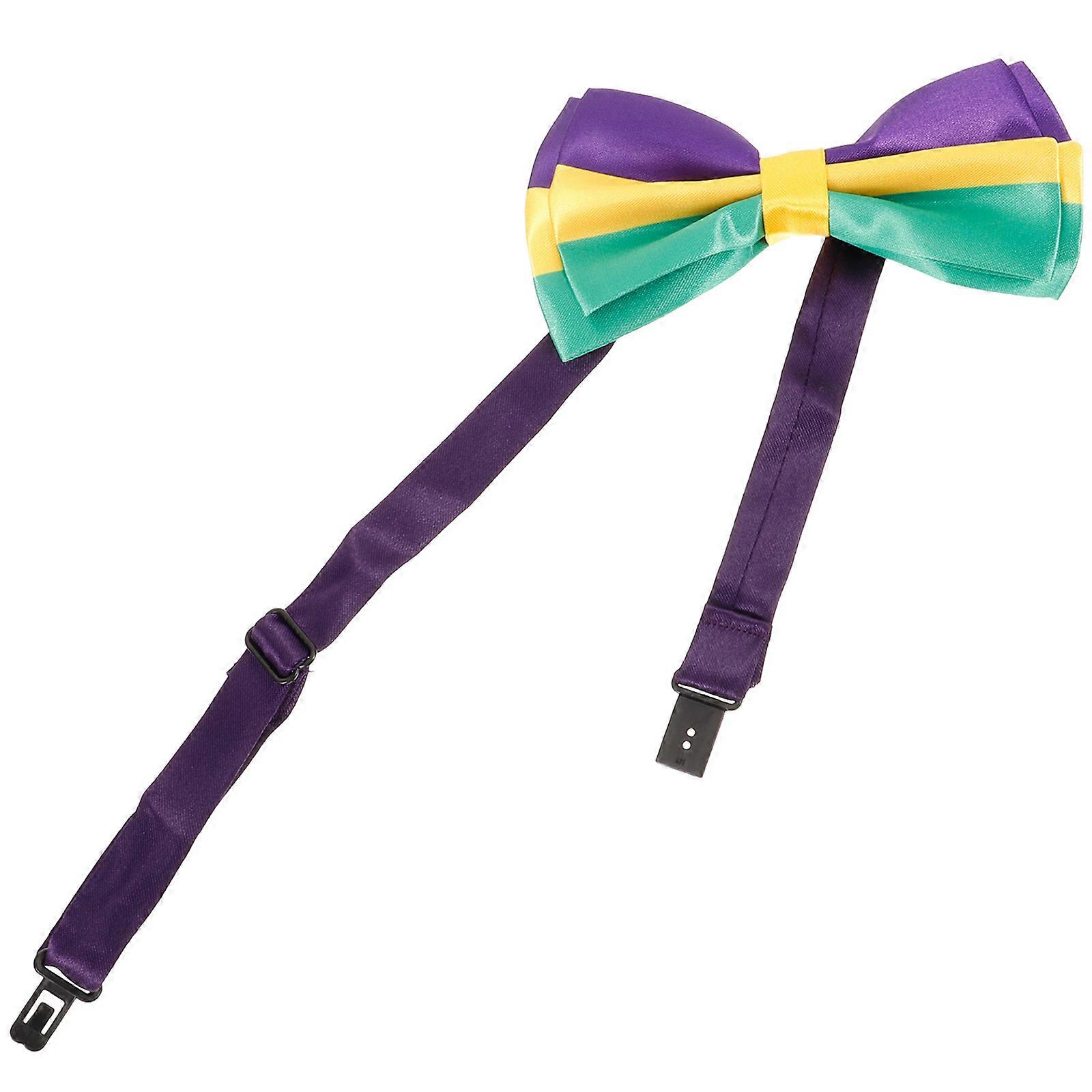 Carnival Bow Tie for Decoration with Multi Cloth Material