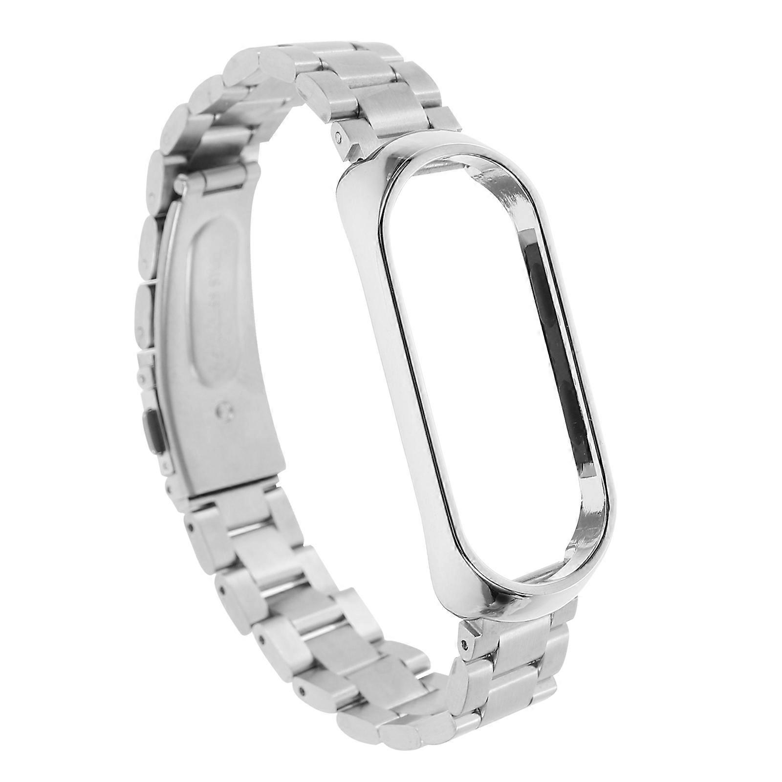 Silver Stainless Steel Strap for Band Replacement 1Pcs