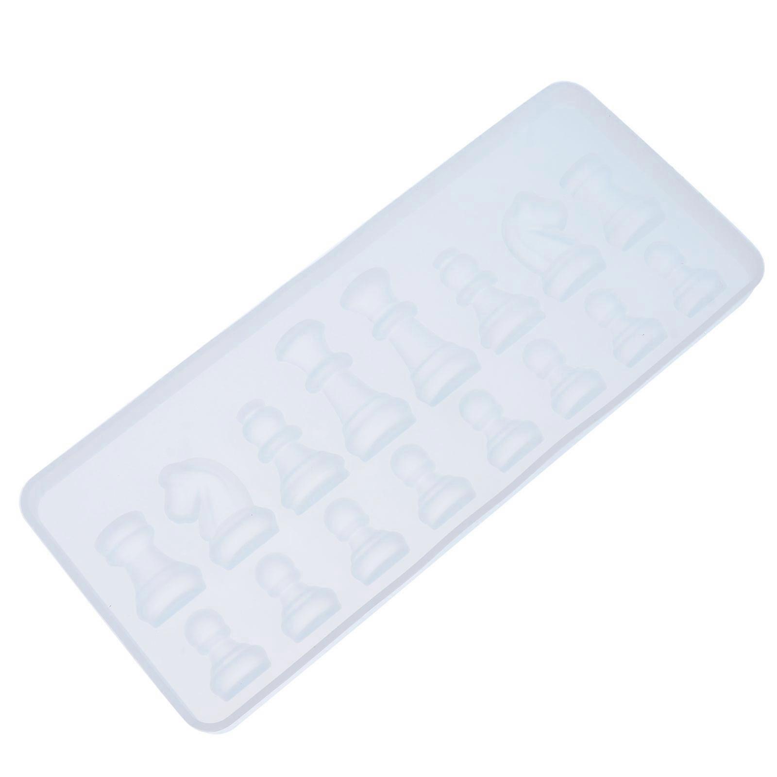 Silicone Chess Mold Chocolate Mold for Baking 1Pcs Transparent Design