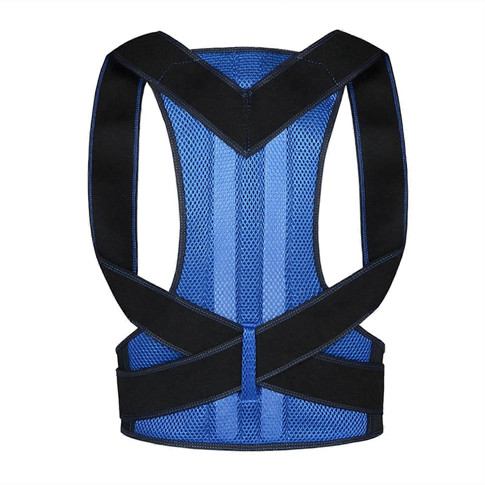 Adjustable Back Posture Corrector with Breathable Lumbar Support and Shoulder Alignment Brace