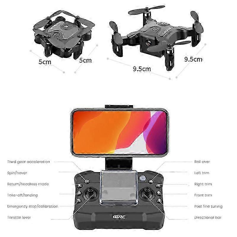  Mini Drone 4K Professional HD Camera High Hold Mode RC Helicopter ,RC RTF Quadcopter Foldable Quadc
