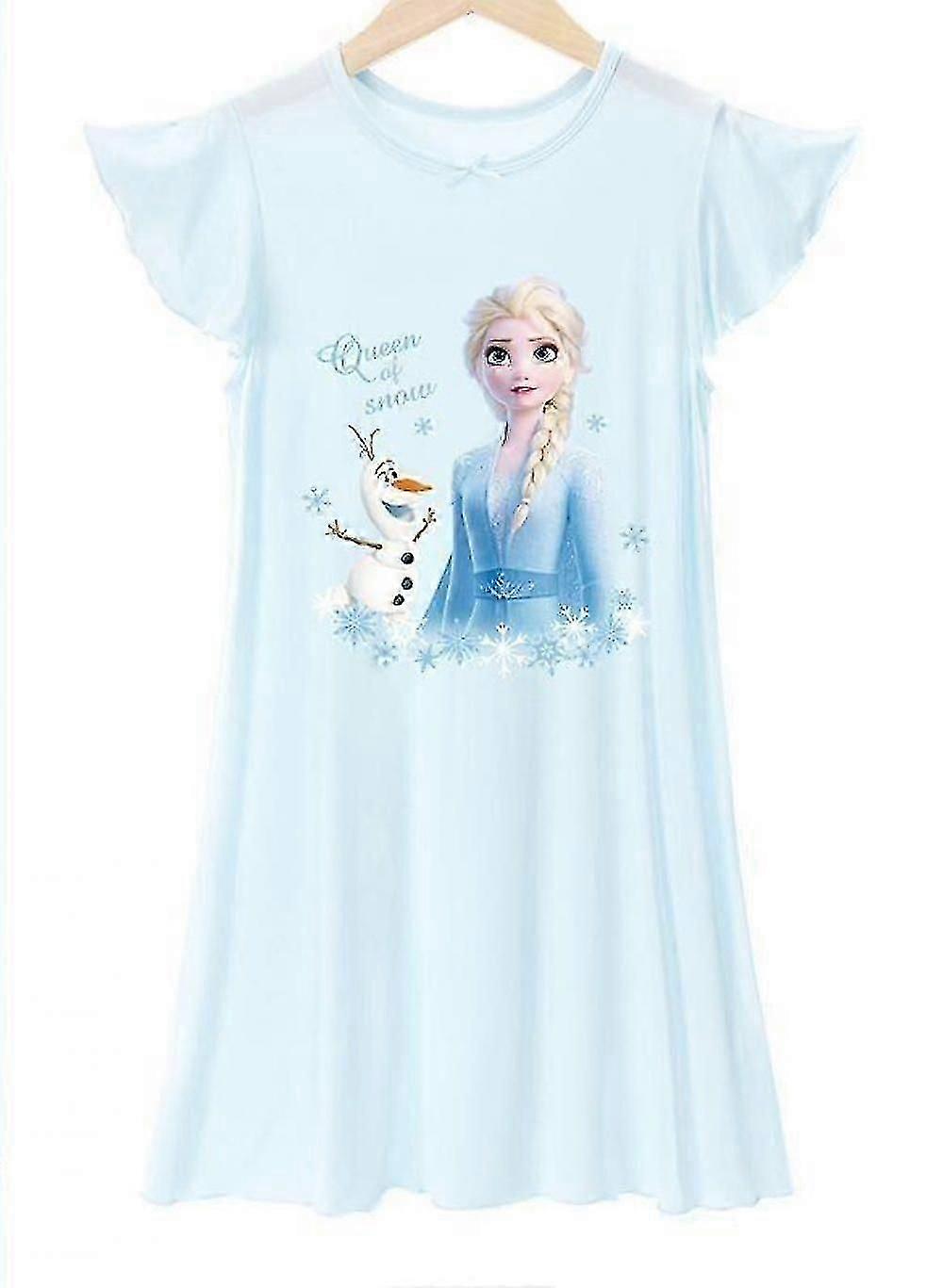 Elsa Flickor Pyjamas Mjuk Pyjamas Pyjamas