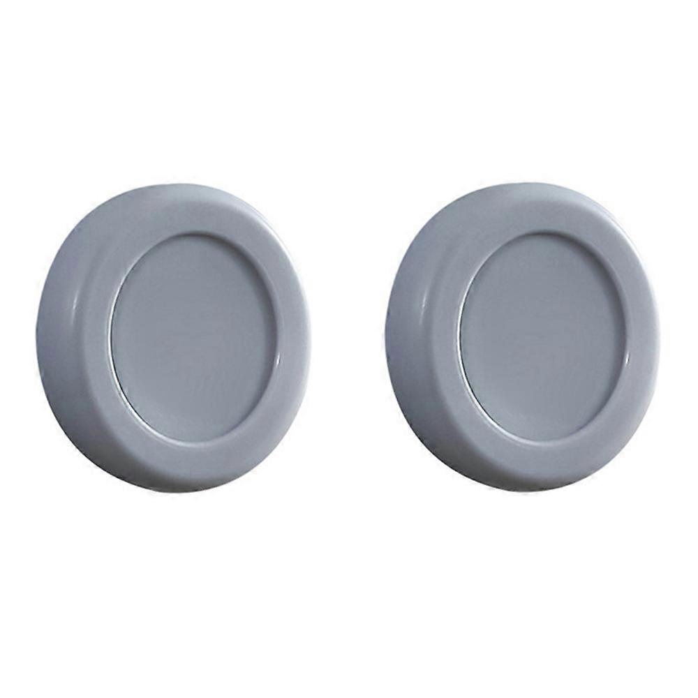 2PCS Round Magnet+Plastic Remote Control Holder Wall Mounted Hanging Hook Magnetic Mat