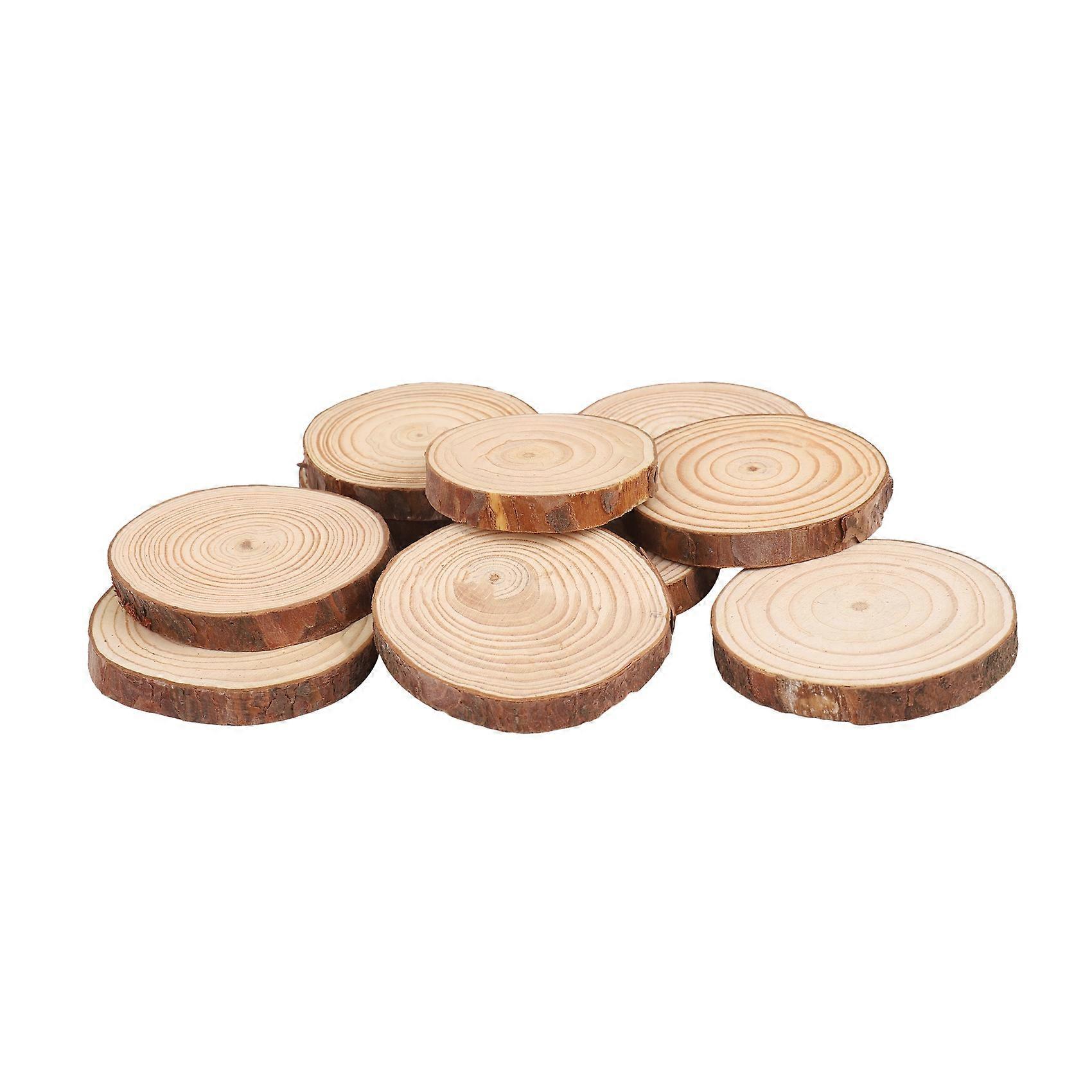 10X Tree Round Wood Log For Wedding Bark Table Decor