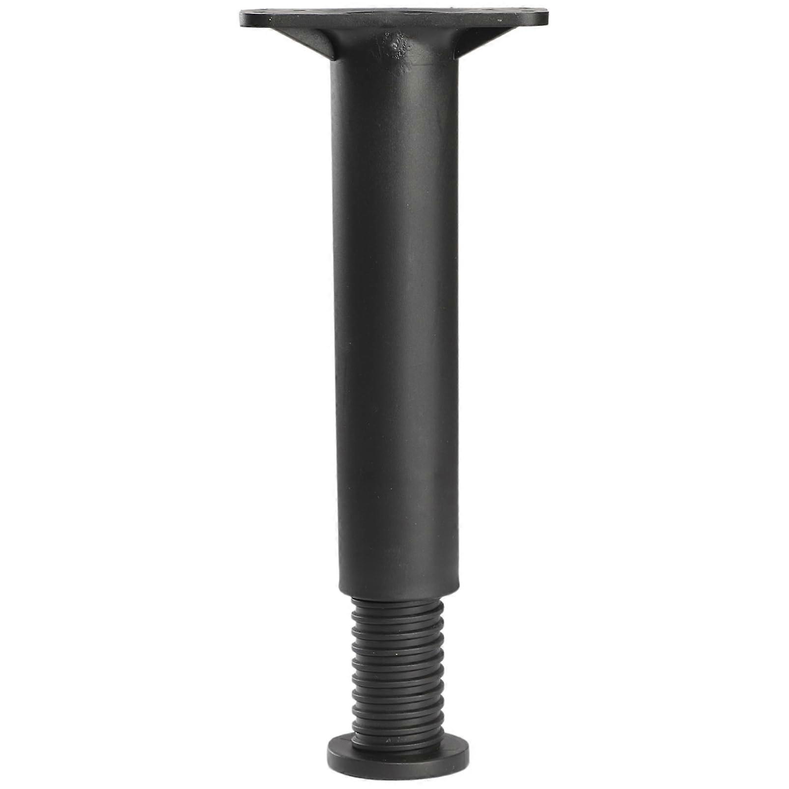 2Pcs Adjustable Bed Frame Support Legs Set, RustResistant Height 1834cm with Screws, Black C