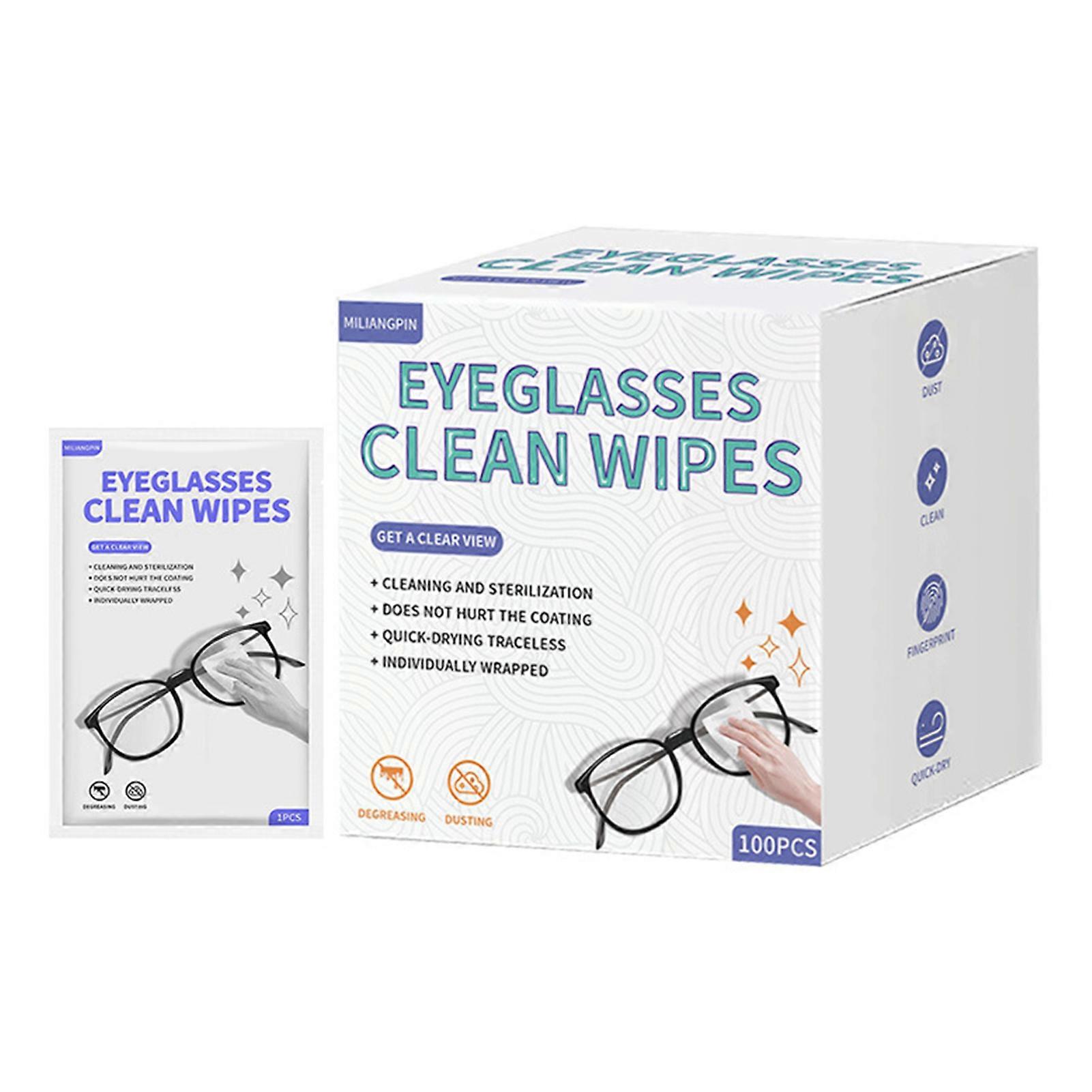 Eyeglass Lens Cleaning Wipe Easy to Use for Sunglass