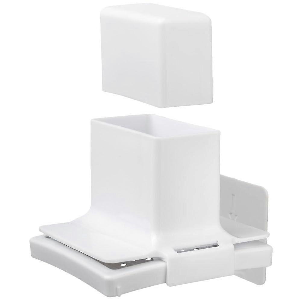 Wall Mounted Self Draining Soap Holder with Grinder No Drilling Space Saving Bathroom Kitchen