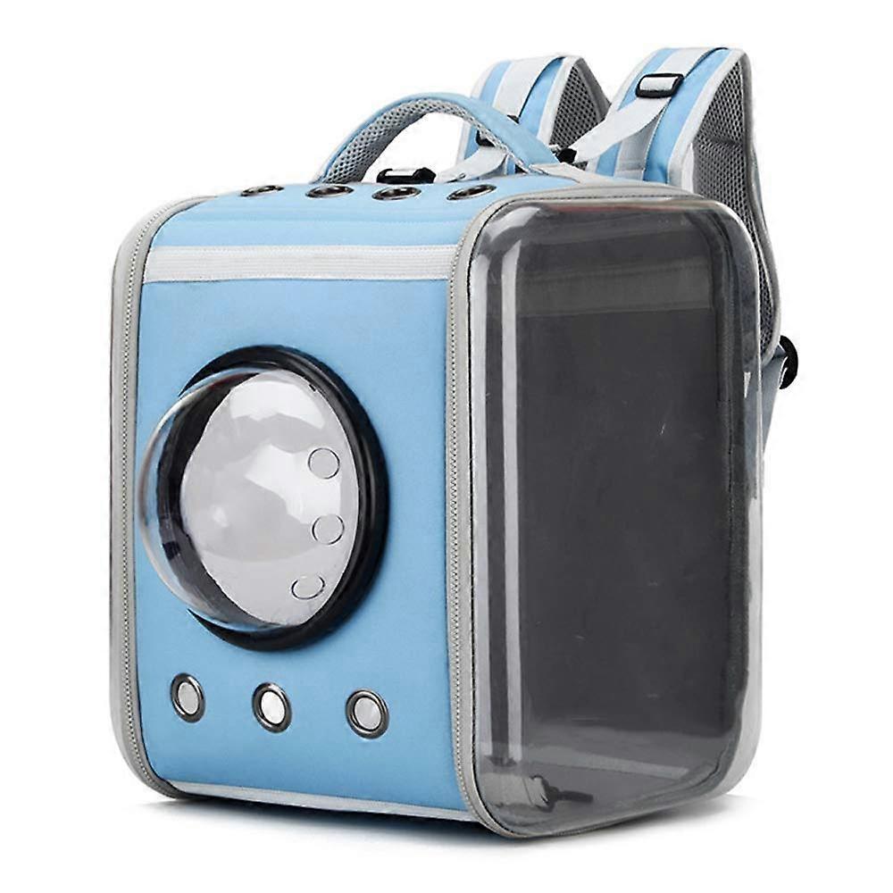 Pet Carrier Backpack with Breathable Window, Foldable Capsule Design for Cats and Small Dogs