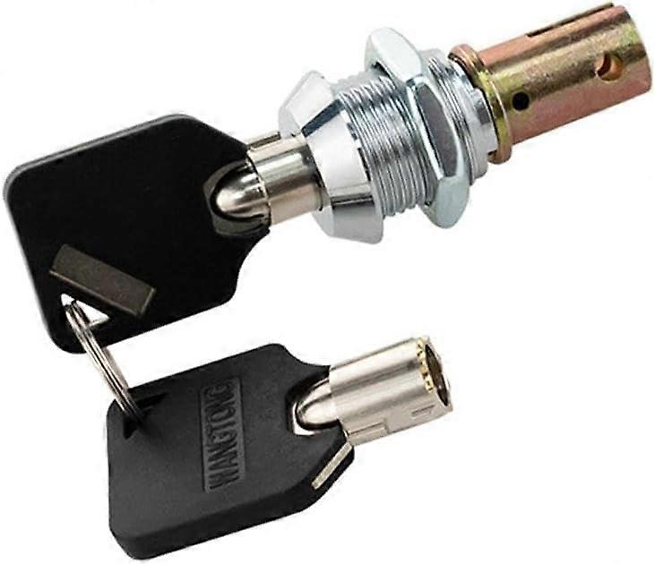 Tubular Lock and Key Set for Toolboxes and Cabinets, Durable Metal Universal Security Solution