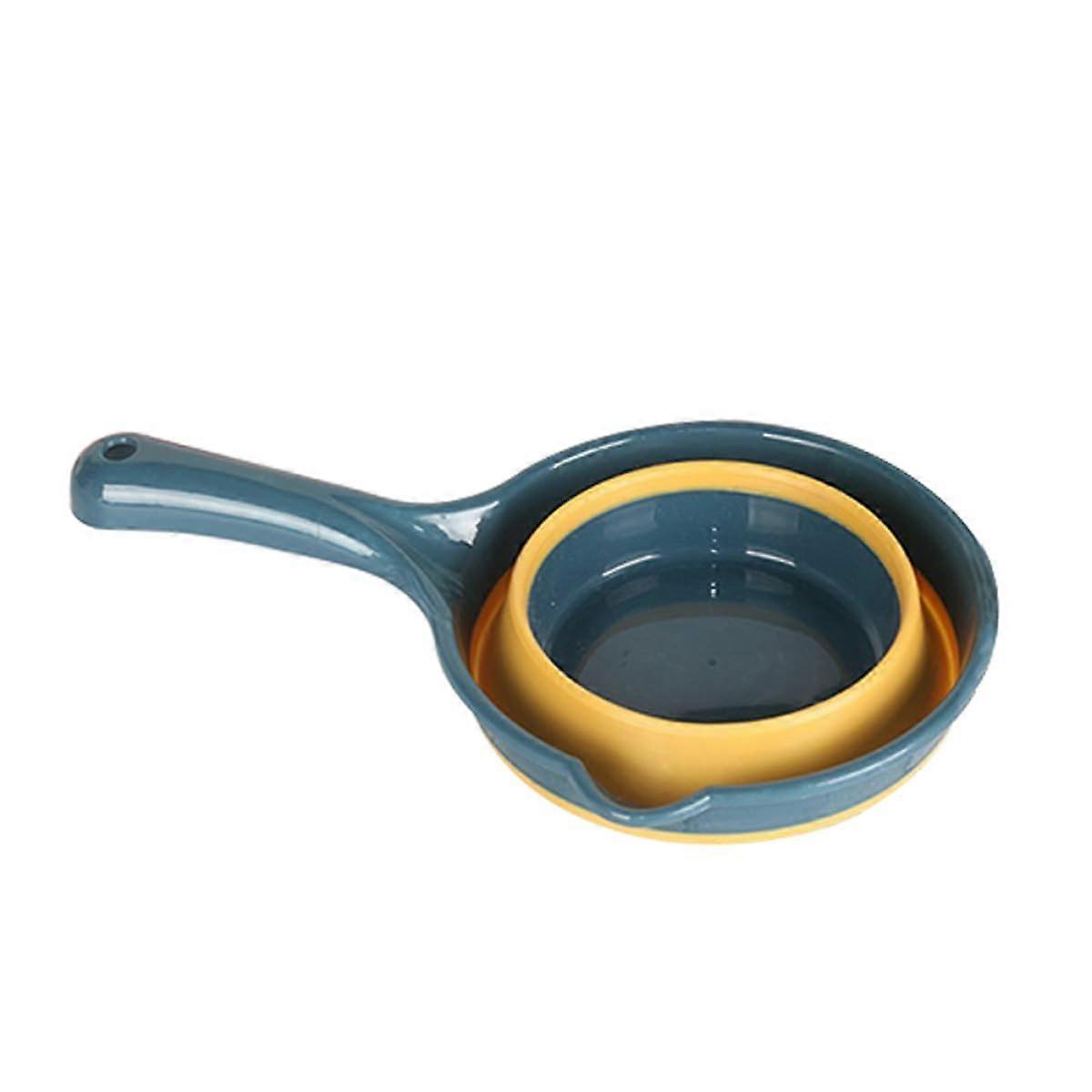 2pcs Foldable Long Handle Water Ladle Large Capacity Plastic Scoop for Kitchen and Bathroom