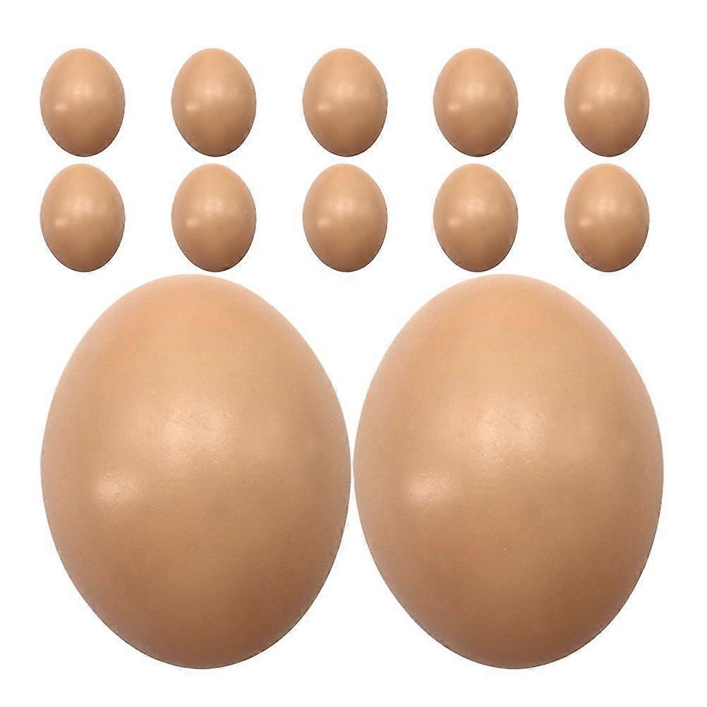 12pcs Fake Eggs for Diy Easter Blank Egg Decorations Paintable Easter Egg Decoration Easter Garden Decor