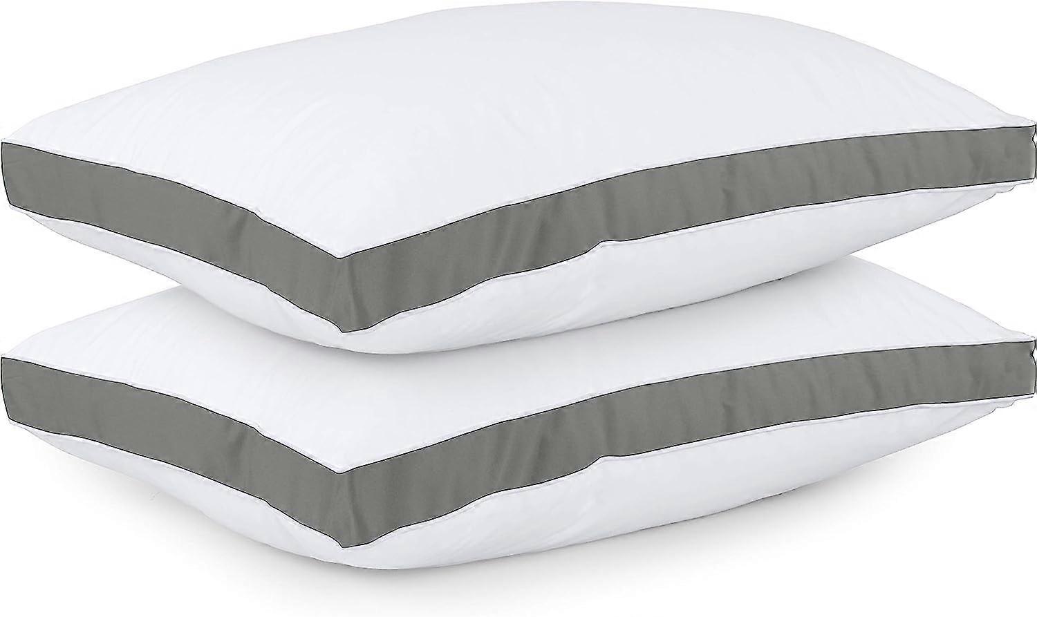 Breathable Pillow with Removable Washable Cover, Medium Support for All Sleeping Positions