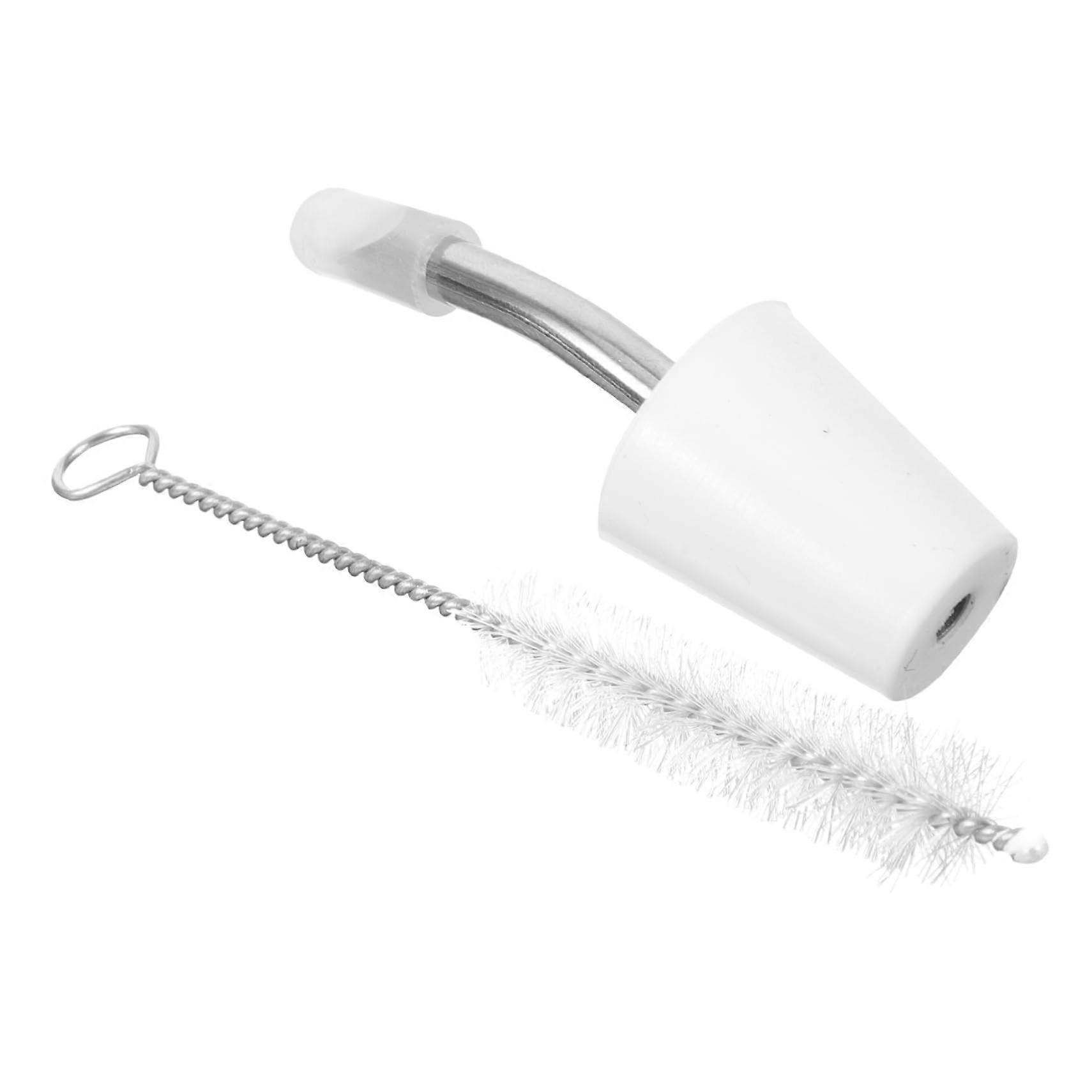 Kettle Spout Extension for Precise Pour Control, Durable Long Nozzle with Cleaning Brush for Coffee and Tea