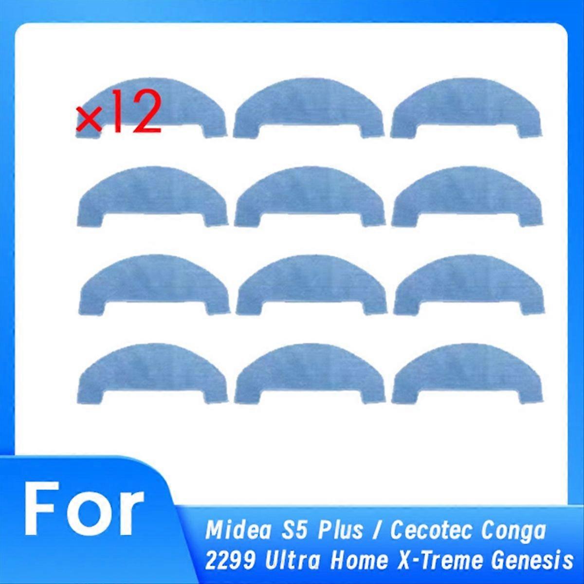 12 PCS Cleaning Rag for S5 Plus/ 2299 Robot Vacuum