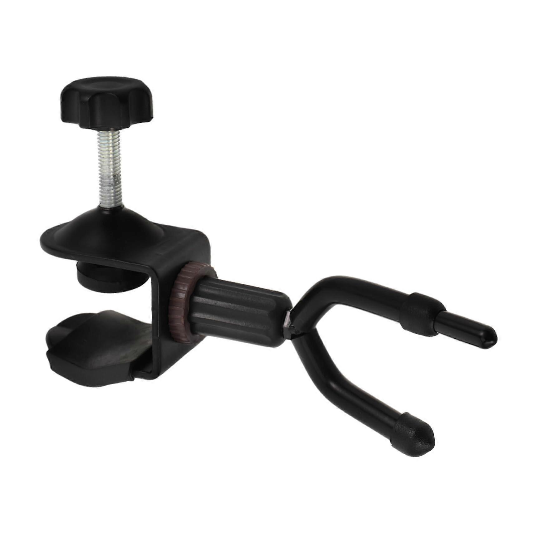 Violin Stand Hanger with Soft Protective Hooks and Secure Clip for Easy Safe Storage